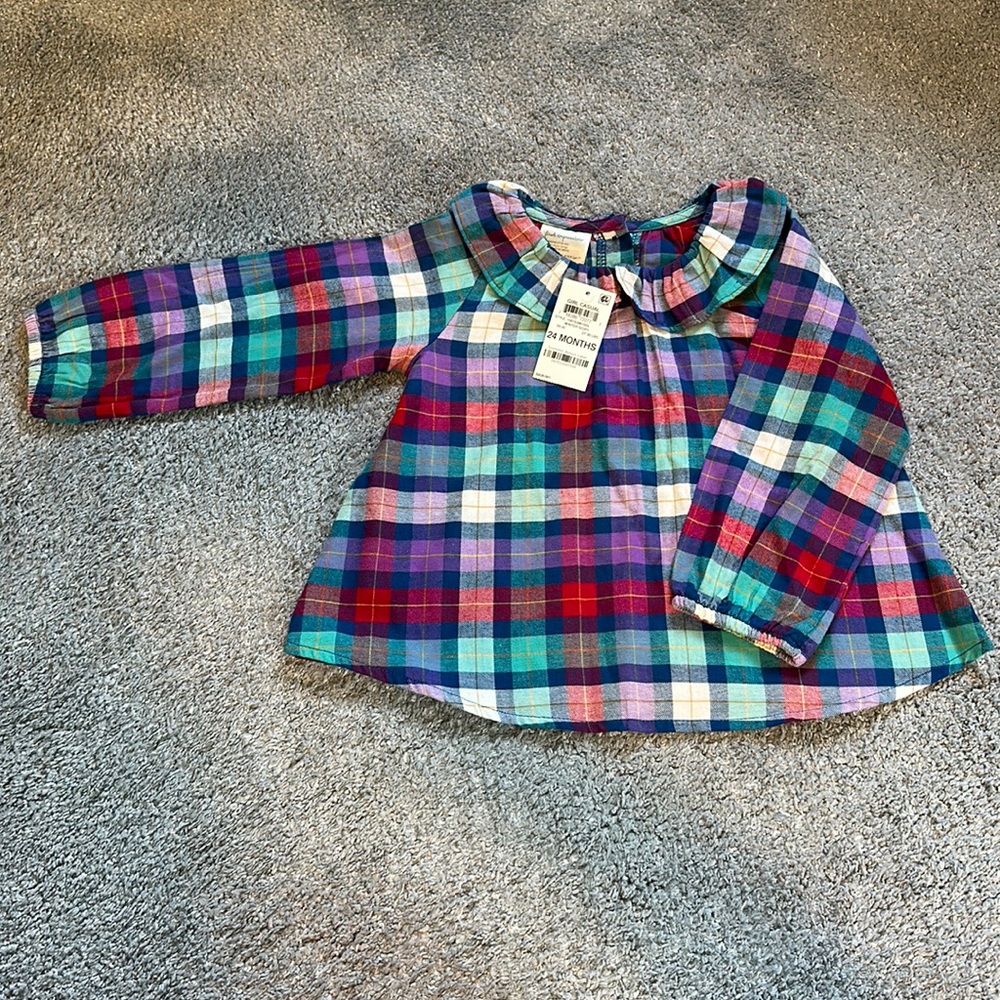 First Impressions Baby Girl light flannel shirt